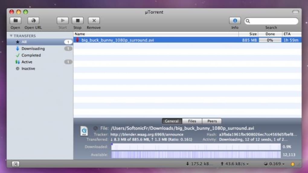 utorrent program for mac